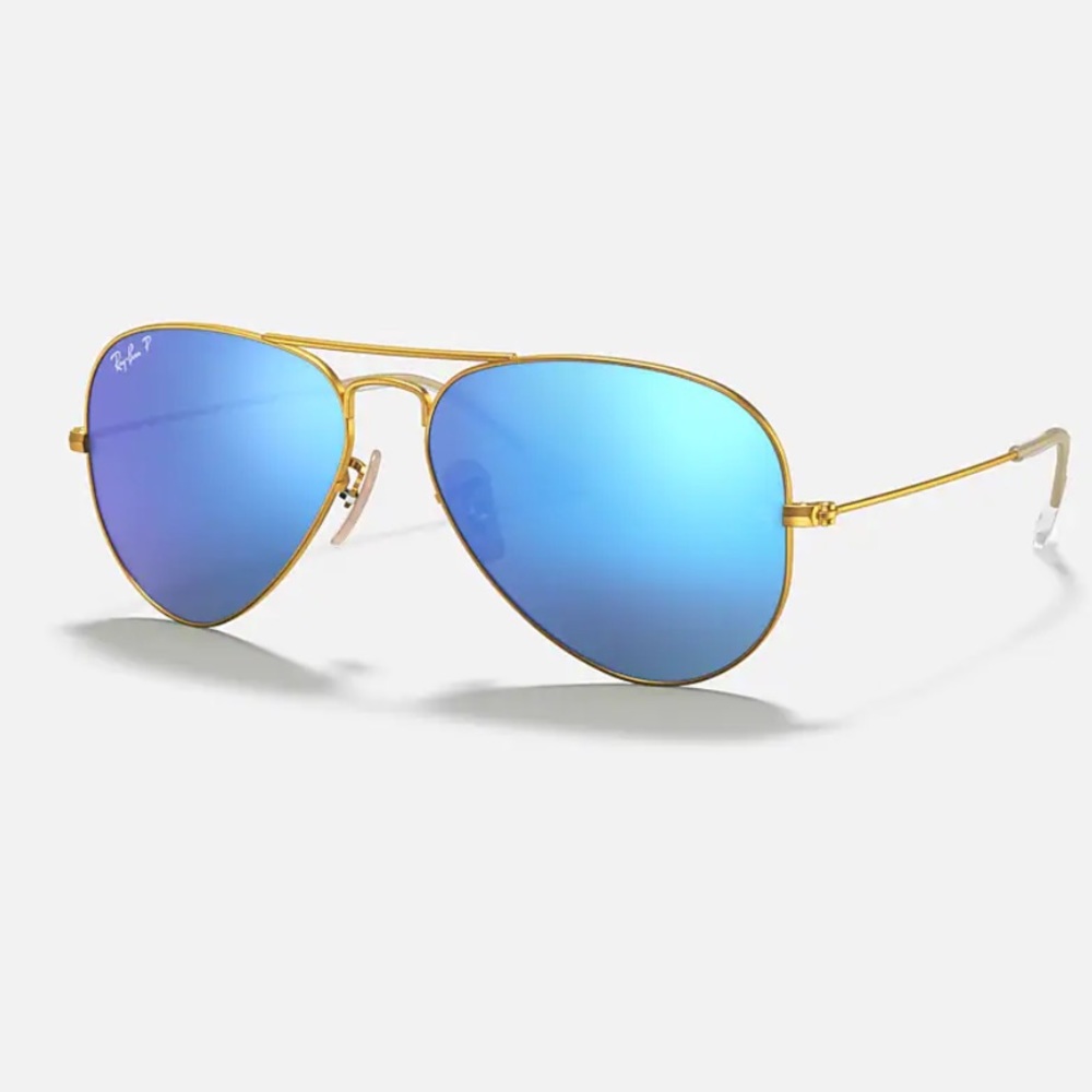 New Ray Ban RB 3025 Aviator Large Metal Sunglasses - Medium - 58mm made in Italy